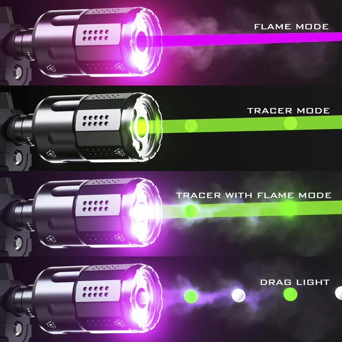 EMG x Strike Industries Compensator Built-In ESHOOTER Flare BT Tracer Unit (V704)