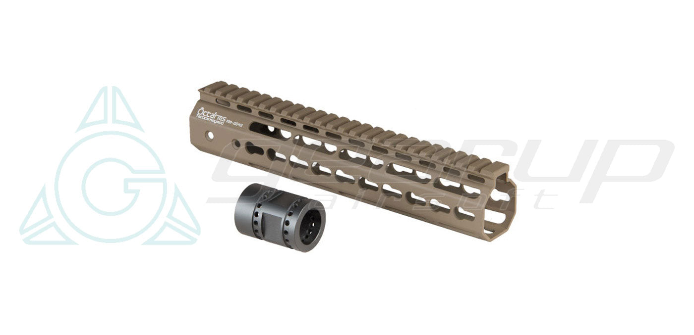 10" Keymod System Handguard Set (Black/Dark Earth)