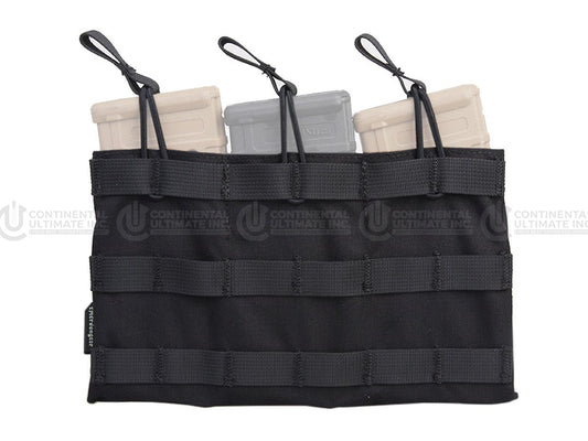 Emerson Gear 5.56mm M4 Triple Open-Top Magazine Pouch-BK