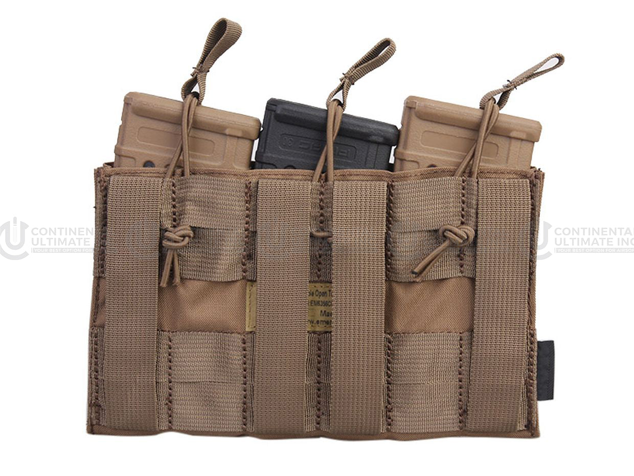 Emerson Gear 5.56mm M4 Triple Open-Top Magazine Pouch-MCTP