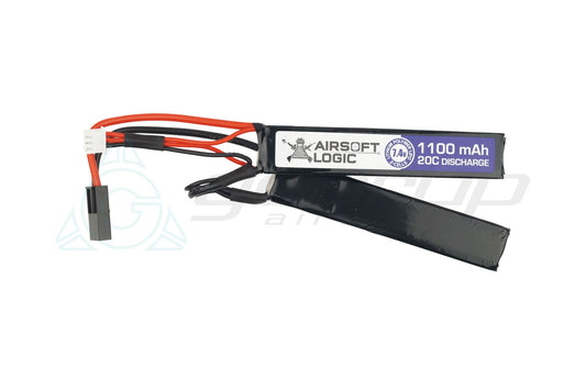 AIRSOFT LOGIC 7.4V Li-po Battery 1100maH (Nunchuck)