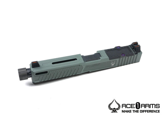 BM Style Upgrade Slide Kit for TM-WE Model 17-18 (BK Threaded Barrel)