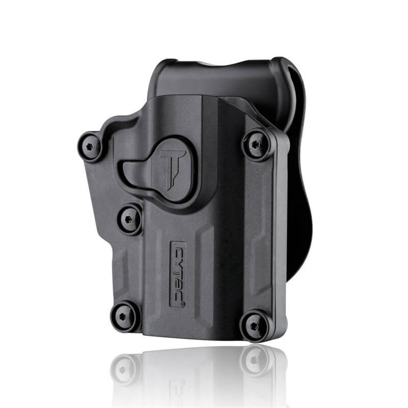 Universal (Mega-Fit) Holster with paddle (Adjust to fit most popular pistols)