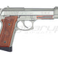 CYBERGUN Taurus PT92 CO2 Full Metal Blowback Pistol, Semi-FULL Auto- Silver-Wood Style Grip