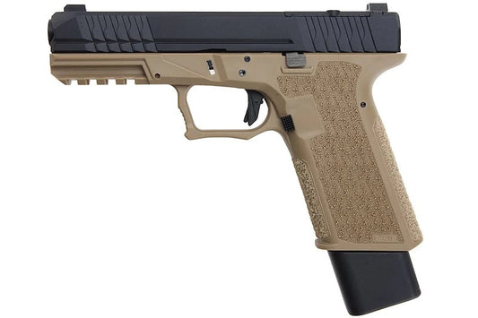 JDG P80 PFS9 RMR Cut Airsoft GBB Pistol (Licensed by Polymer 80) DE