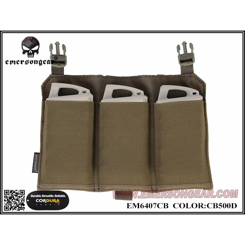 Emerson Gear BASILISK M4 Triple Rapid Magazine Panel-CB500D
