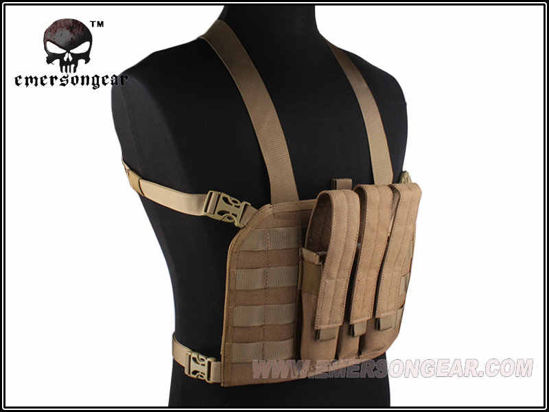Emerson Gear MP7 Tactical Chest Rig/BK (ONLINE ONLY)