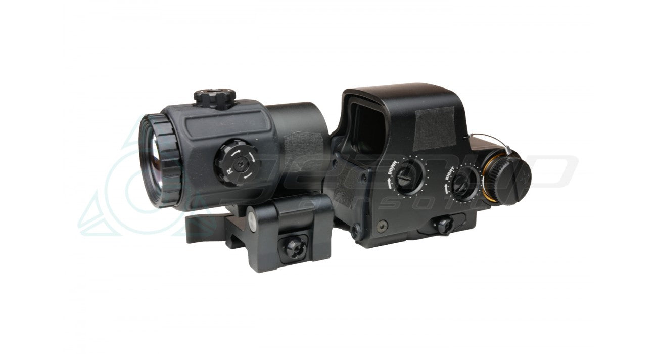 Prime Optic Sight Combo with G43 3x Magnifier Set (Black)