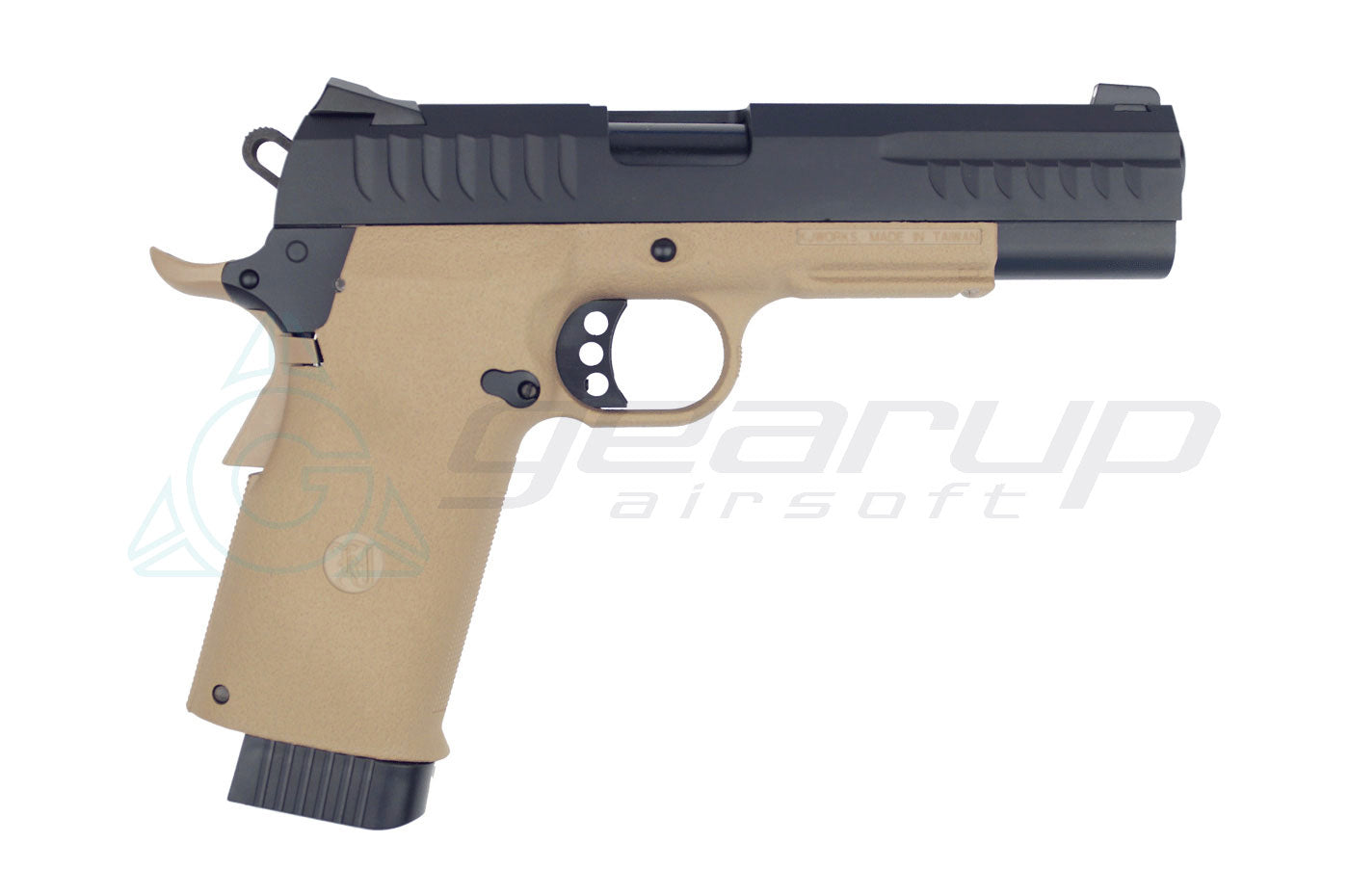 KJ KP08 1911 Hi Capa TAN (CO2 VERSION)