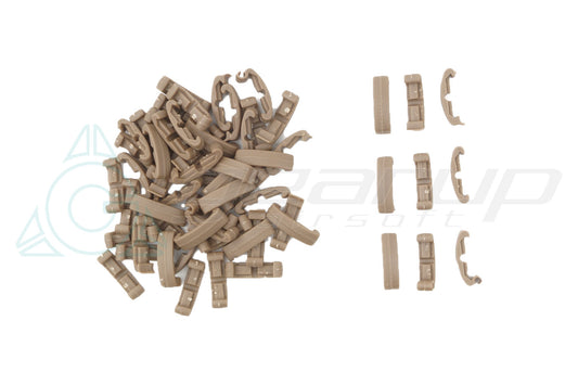 TACTICAL INDEXCLIPS FOR RAIL 60PCS SET (DE)