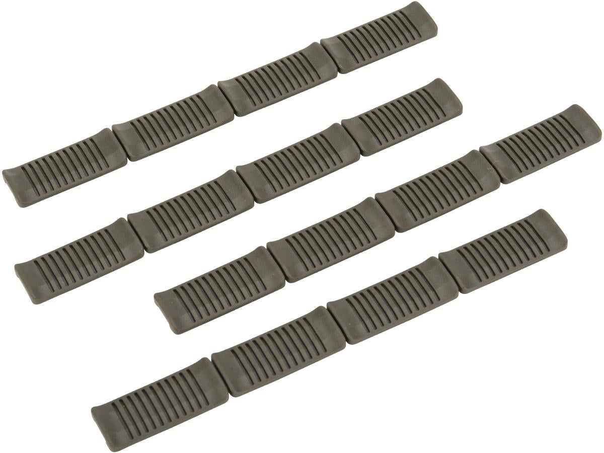 Ares M-Lok Rail Cover Set (Plastic) - Olive Drab