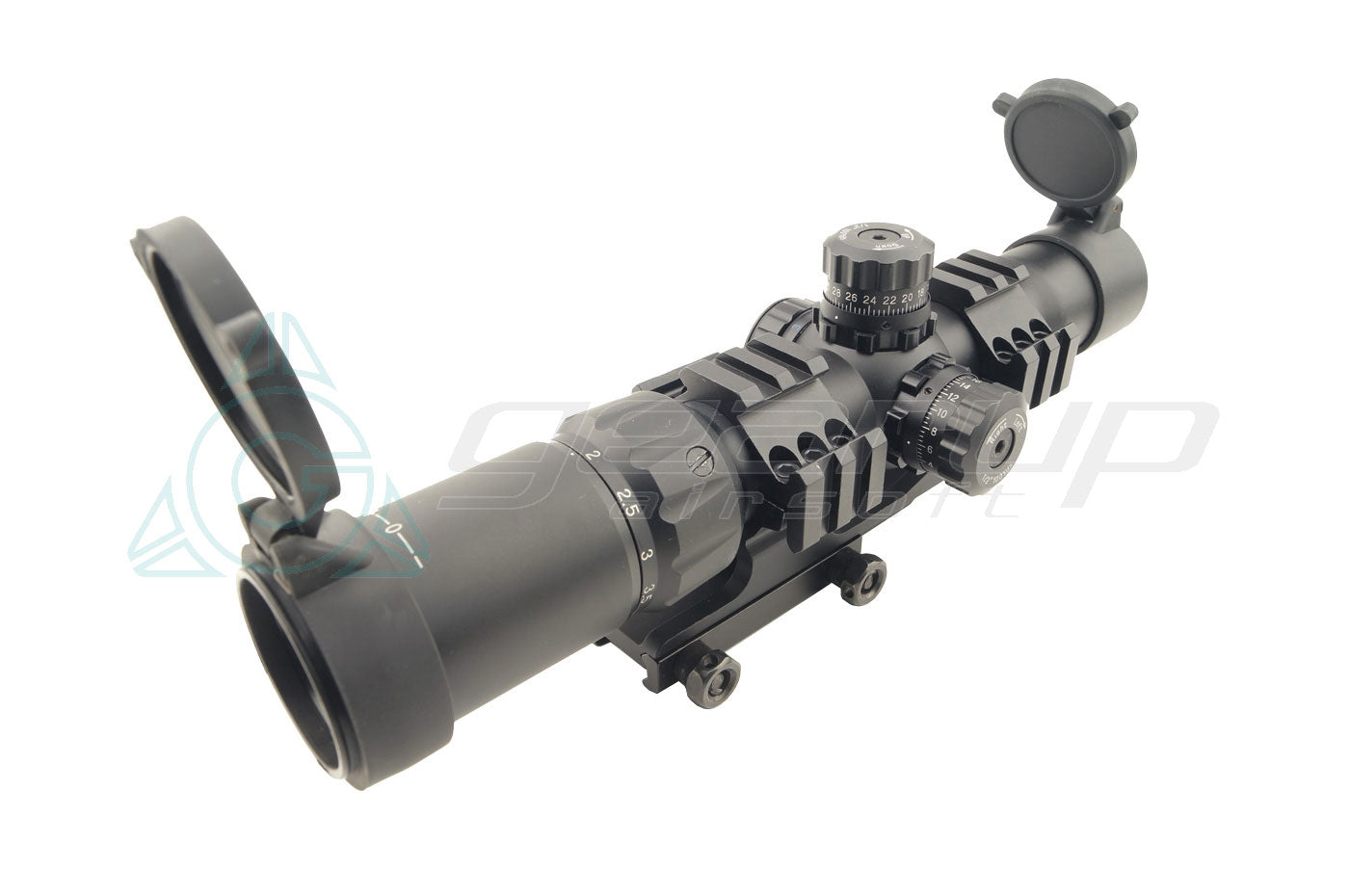 PRECISION DYNAMICS 1.5-4x30 Red/Green Dot Sight