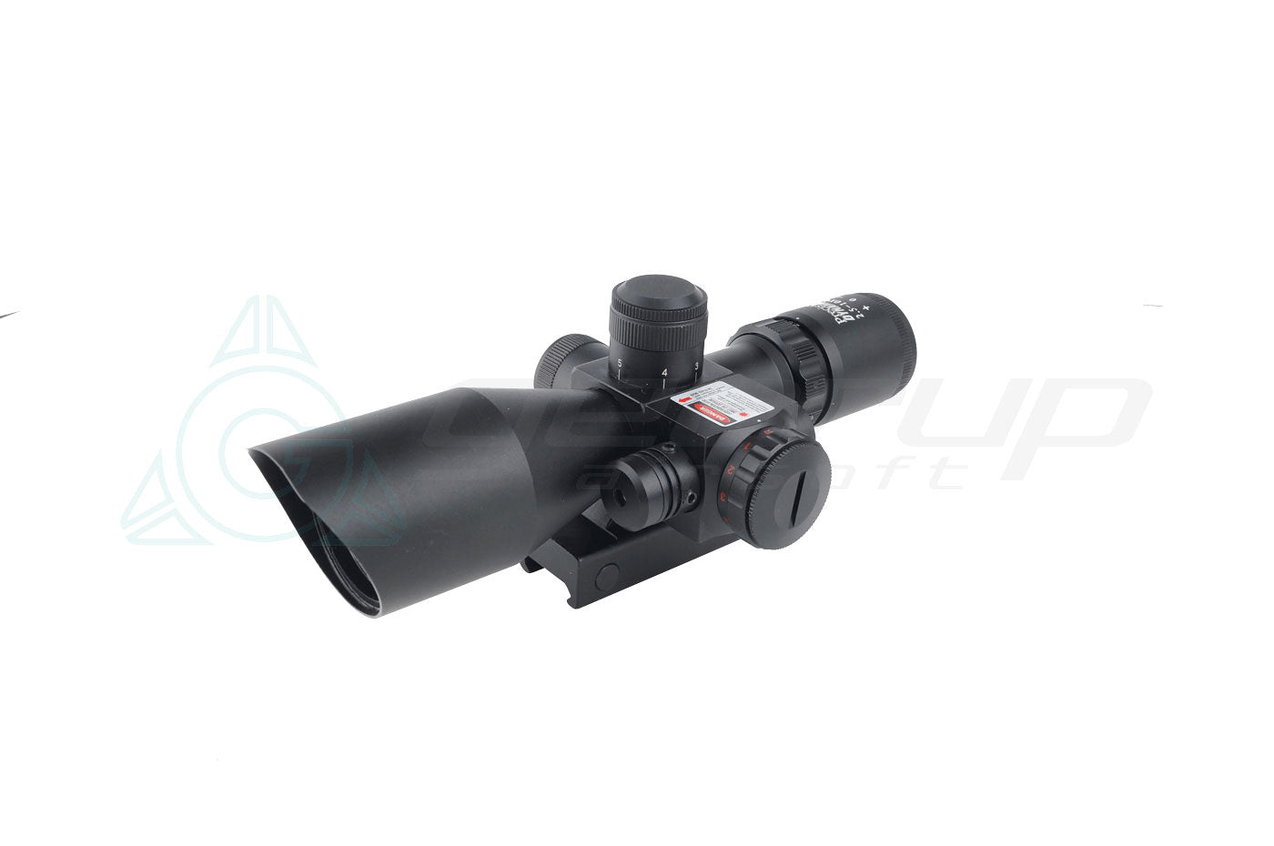 PRECISION DYNAMICS 2.5-10x40 Red Laser Scope