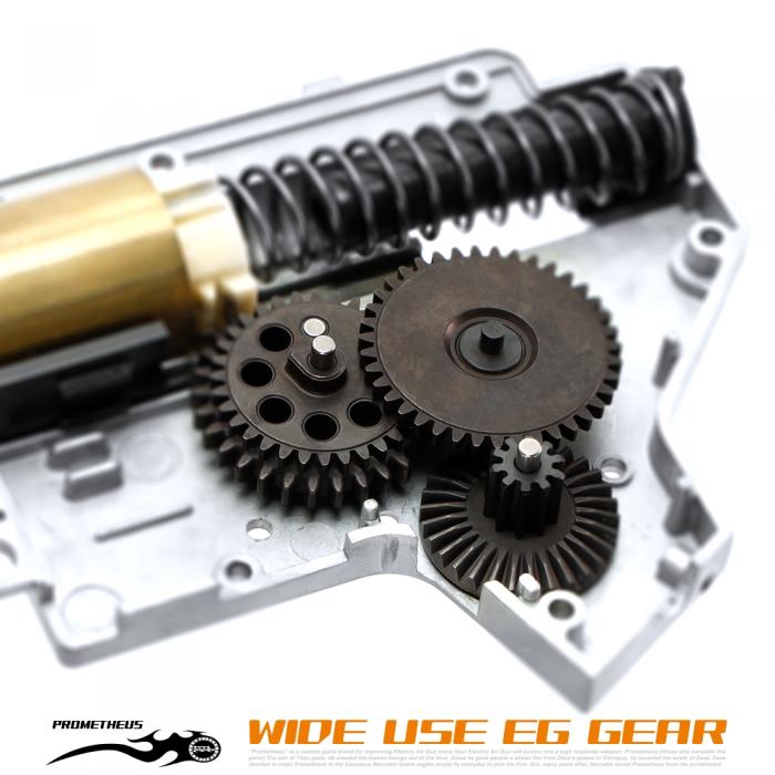 Prometheus Reinforced Wide Use EG Gear Set for Airsoft AEGs (High Speed - Ratio 13:1)