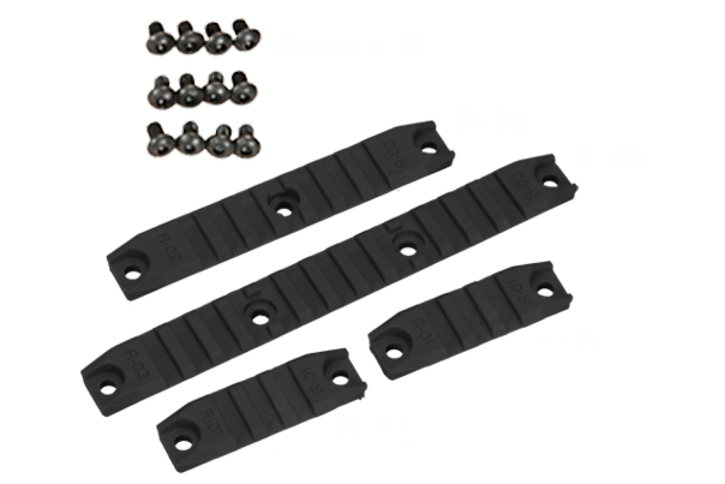 AMOEBA AM Rail set (4pcs)